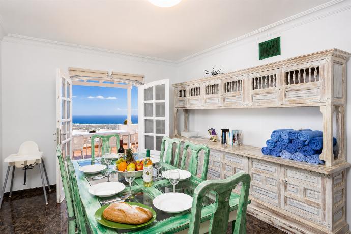 Unit 3: dining area with sea views . - Villa Oasis de Asomada . (Galleria fotografica) }}
