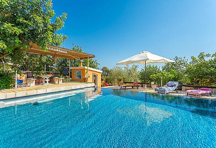 Private pool, terrace, and garden . - Villa Nina . (Photo Gallery) }}