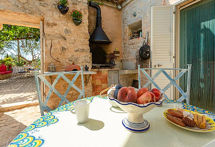 Terrace area with BBQ . - Villa Nina . (Photo Gallery) }}