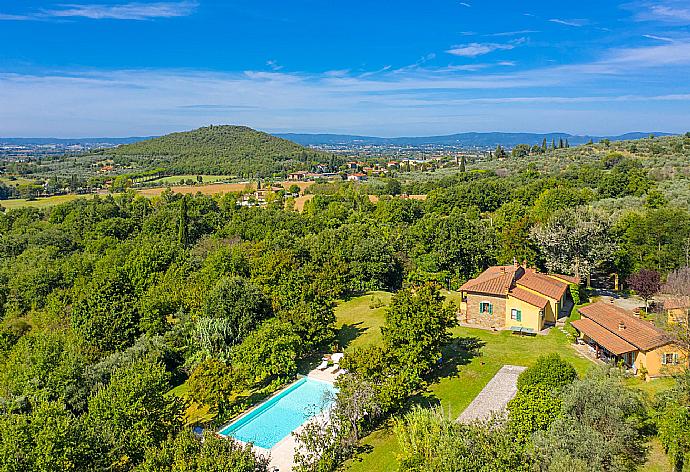 Aerial view of Villa Casale Federica  . - Villa Casale Federica . (Photo Gallery) }}