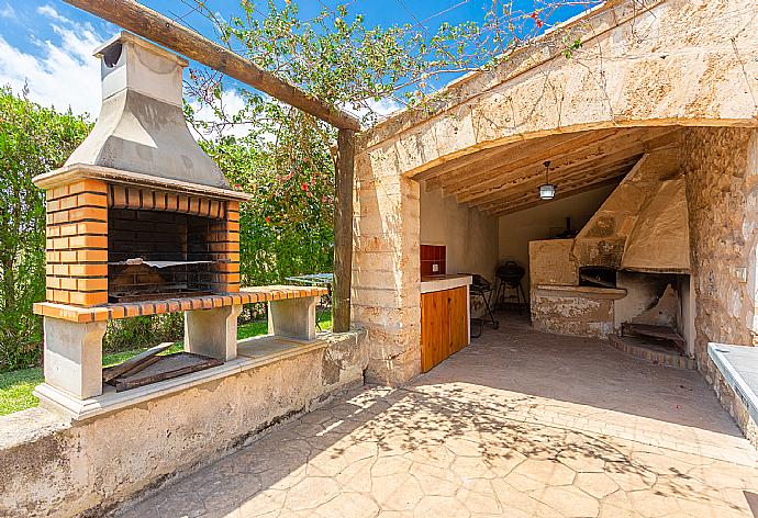 Terrace area with BBQ . - Villa Can Soler II . (Photo Gallery) }}
