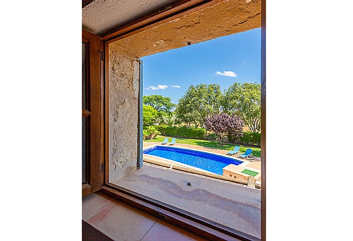 View from bedroom window . - Villa Can Soler II . (Fotogalerie) }}