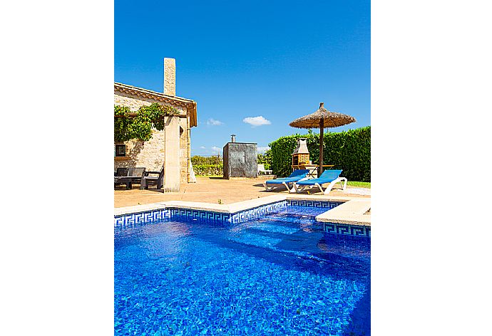 Private pool and terrace . - Villa Can Soler I . (Galería de imágenes) }}