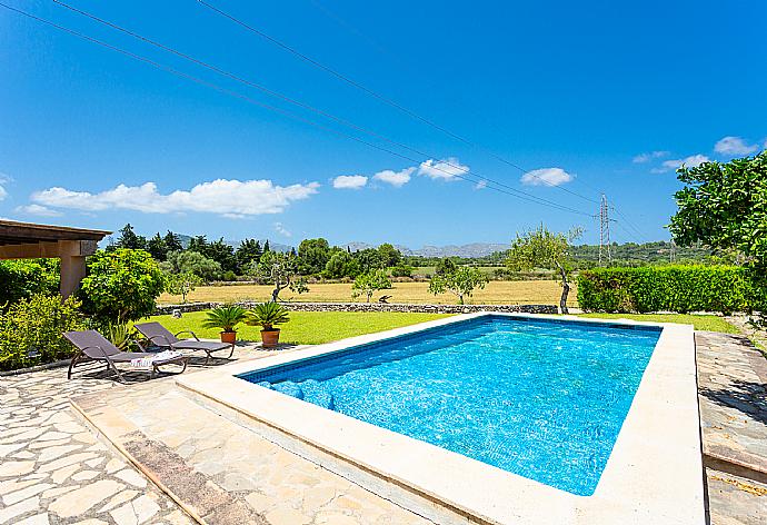 Private pool, terrace, and garden . - Villa Ignaci . (Photo Gallery) }}