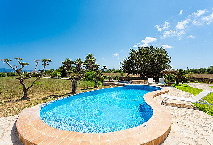 Private pool, terraces, and garden . - Villa Padilla . (Fotogalerie) }}
