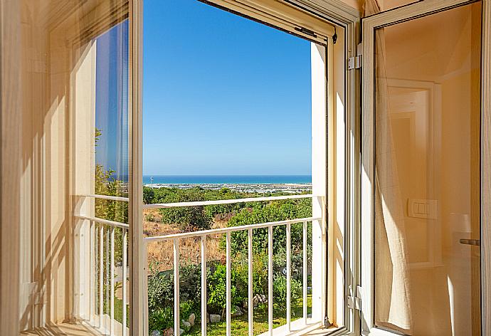 Sea views from bedroom window . - Villa La Mia Sicilia . (Photo Gallery) }}