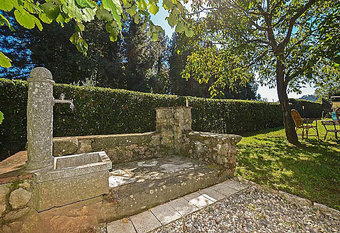 Garden area  . - Villa Casale di Rosa . (Галерея фотографий) }}