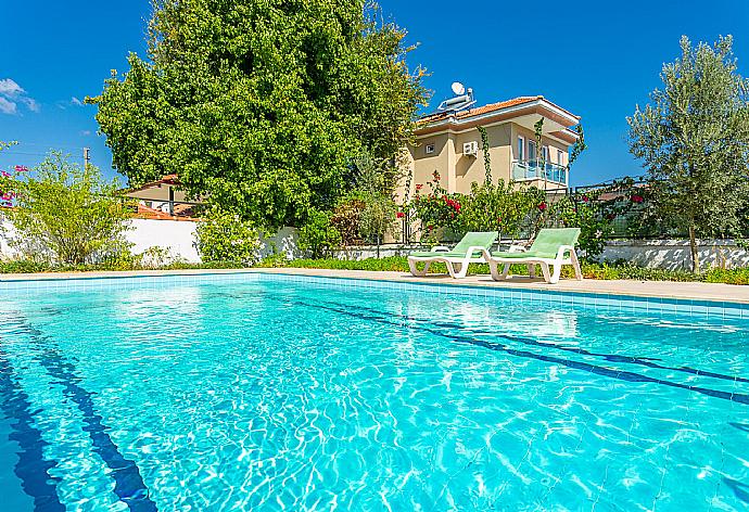 ,Private pool, terrace, and garden . - Villa Atlantis . (Галерея фотографий) }}