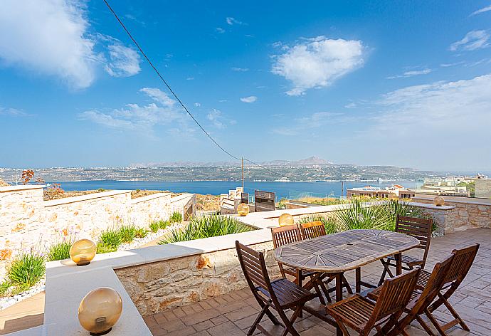 Terrace area with sea views . - Villa Lulla . (Photo Gallery) }}