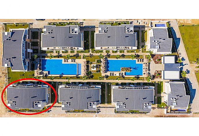 Aerial view of Classe Collection showing location of building containing Cyclamen Studio . - Cyclamen Studio . (Galería de imágenes) }}