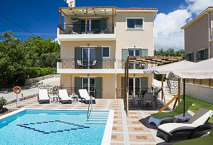 ,Beautiful villa with private pool and terrace with sea views . - Rose Villa . (Photo Gallery) }}