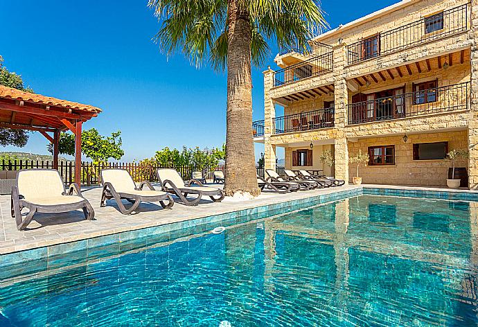 Beautiful villa with private pool and terrace with panoramic views . - Villa Alexandros Palace . (Photo Gallery) }}