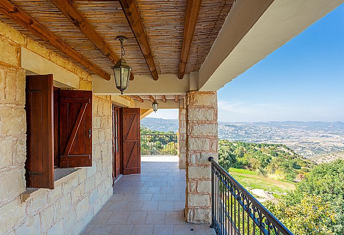 Balcony with panoramic views . - Villa Alexandros Palace . (Galería de imágenes) }}