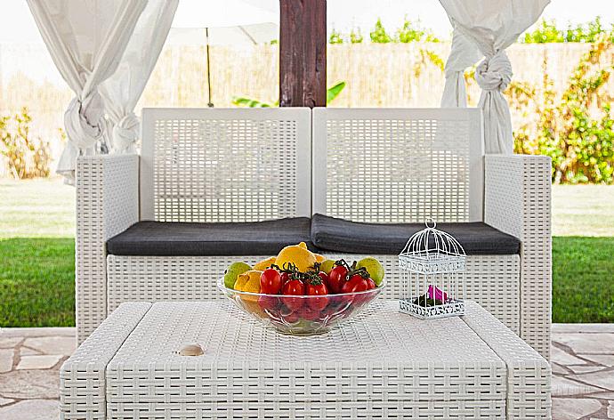 Sheltered terrace . - Villa Villino Blu . (Fotogalerie) }}