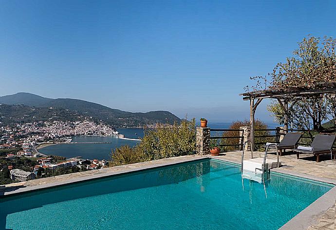 ,Private pool with beautiful sea view . - Villa Nina . (Photo Gallery) }}