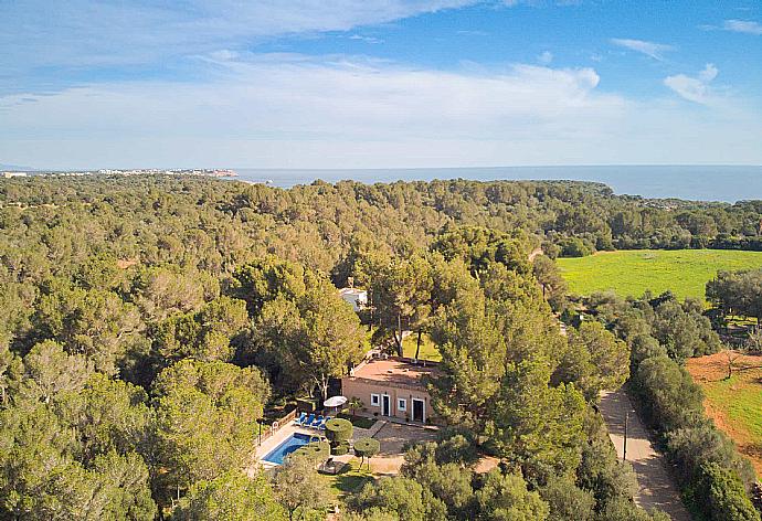 Aerial view of Villa Naveta . - Villa Naveta . (Photo Gallery) }}