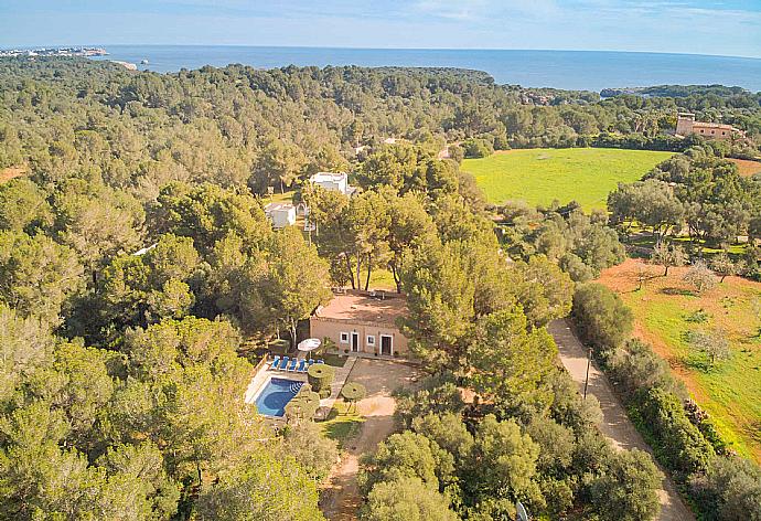 Aerial view of Villa Naveta . - Villa Naveta . (Photo Gallery) }}