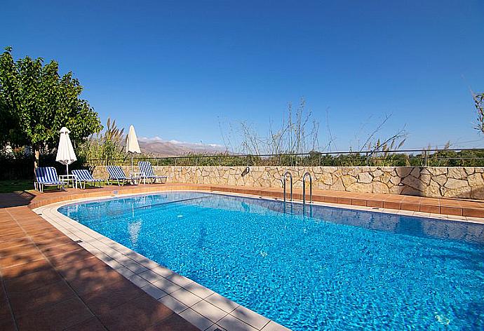 Private pool, terrace, and lawn  . - Villa Selini 3 . (Photo Gallery) }}