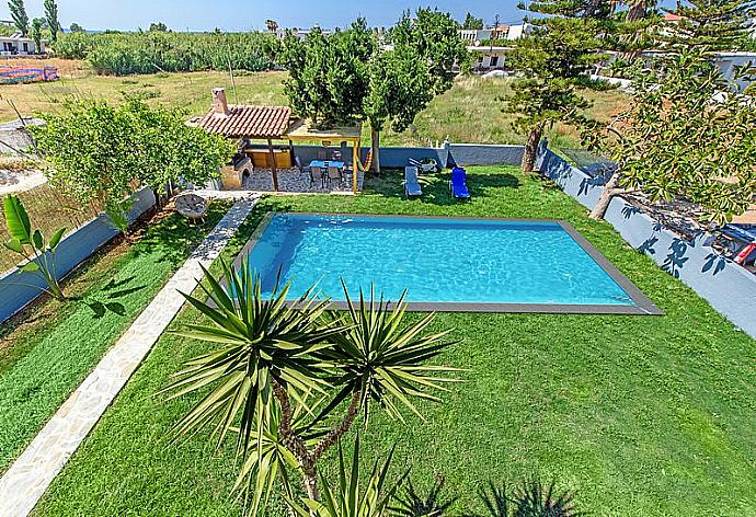 Beautiful villa with private infinity pool and terrace . - Platanias Villa Spyros . (Photo Gallery) }}