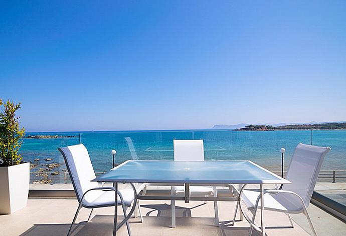 Beautiful terrace with sea view and  outdoor dining area . - Sonja Superior Apartment 3 . (Galería de imágenes) }}