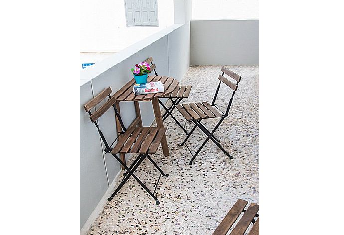 Terrace view with a coffee table . - Mare Civitas Duo Apartment . (Galleria fotografica) }}