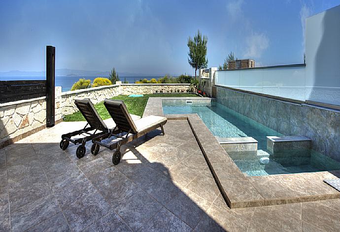 ,Beautiful villa with private pool and terrace with sea views . - Spa Villa . (Photo Gallery) }}