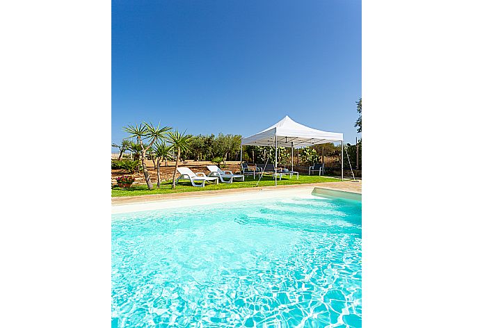 Private pool, terrace, and garden . - Villa Benjamin . (Galería de imágenes) }}