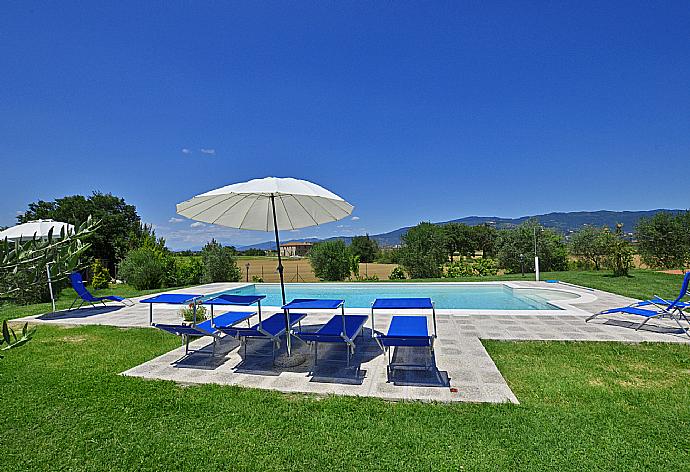 Private pool, terrace, and garden . - Villa San Lorenzo . (Photo Gallery) }}