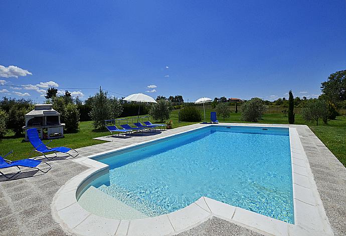 Private pool, terrace, and garden . - Villa San Lorenzo . (Photo Gallery) }}