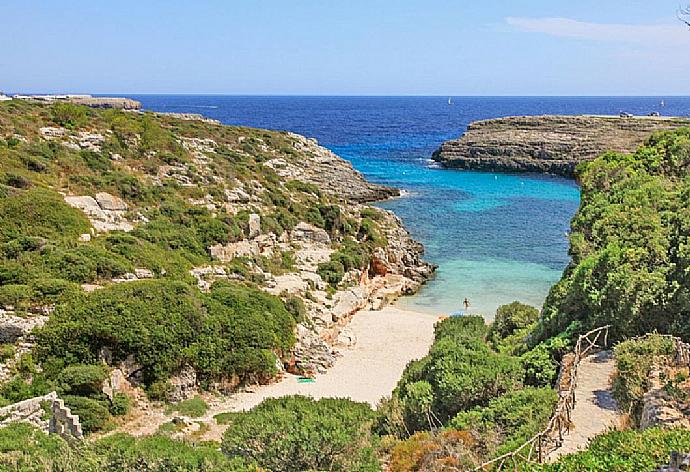 Beach In Cala En Porter  . - Villa Eugenia . (Photo Gallery) }}