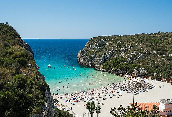 Beach In Cala En Porter  . - Villa Eugenia . (Photo Gallery) }}