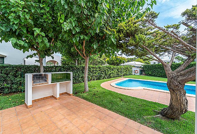 Terrace with private pool and BBQ Area . - Villa Kandela . (Galería de imágenes) }}