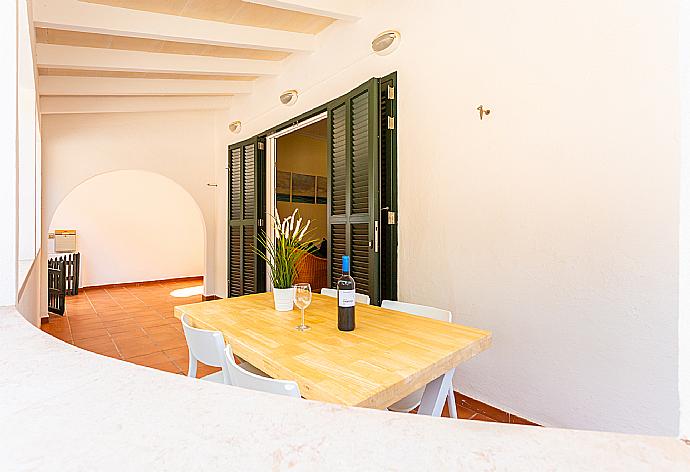 Sheltered terrace area . - Villa Torreta . (Photo Gallery) }}