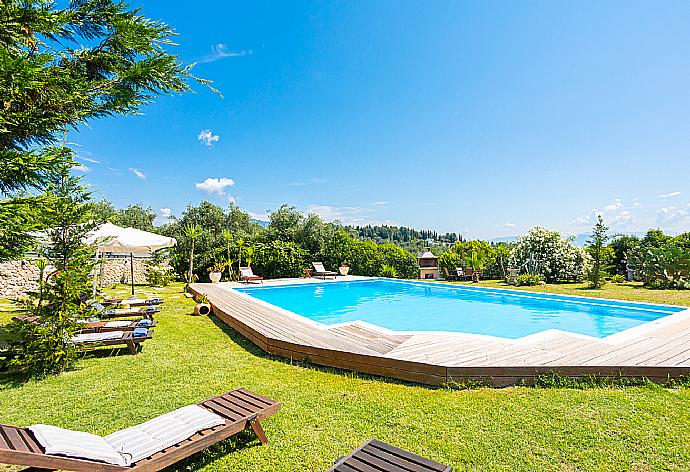 Private pool, terraces, and garden . - Villa Denise . (Photo Gallery) }}