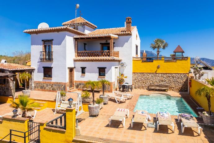 Beautiful villa with private pool and terrace with sea views . - Villa Benizan . (Photo Gallery) }}