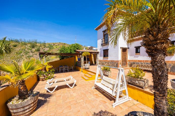 Terrace area . - Villa Benizan . (Photo Gallery) }}