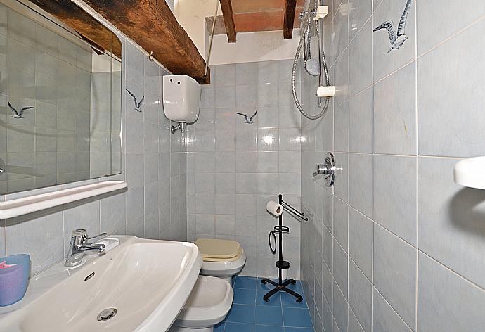 Family bathroom with shower . - Villa Piombona . (Photo Gallery) }}