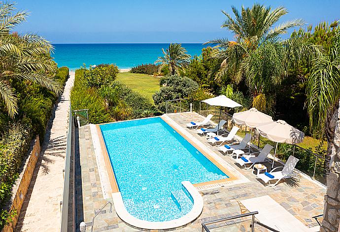 ,Private infinity pool, terrace, and garden with sea views . - Villa Galene . (Photo Gallery) }}