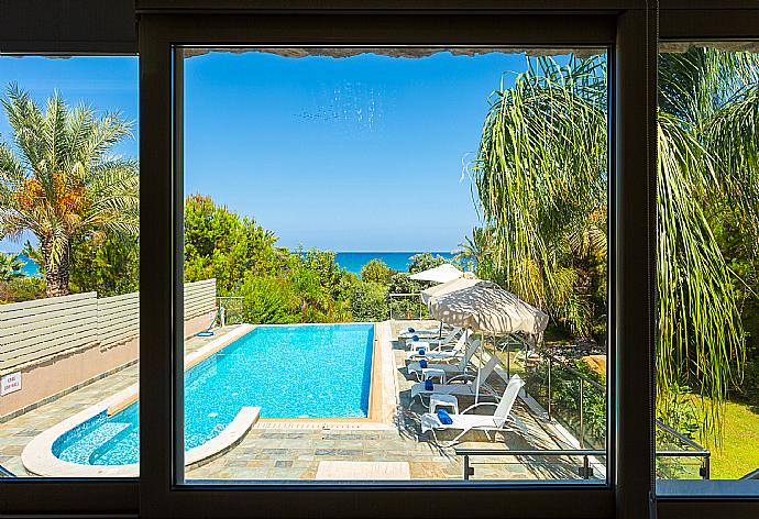 View from bedroom window . - Villa Galene . (Photo Gallery) }}