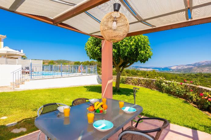 Sheltered terrace area . - Villa Europe Ena . (Photo Gallery) }}