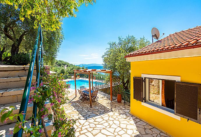 Beautiful villa with private pool and terrace with panoramic sea views . - Villa Ilios . (Photo Gallery) }}