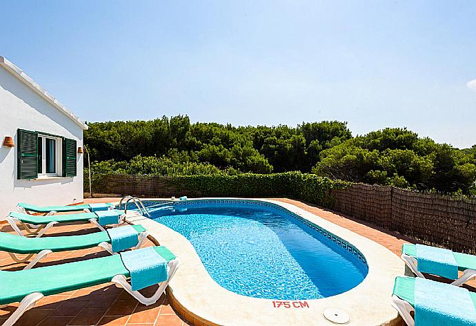 Private pool and terrace . - Eulalia Uno . (Photo Gallery) }}