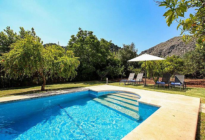 Private pool, terrace, and garden . - Villa Angel . (Photo Gallery) }}
