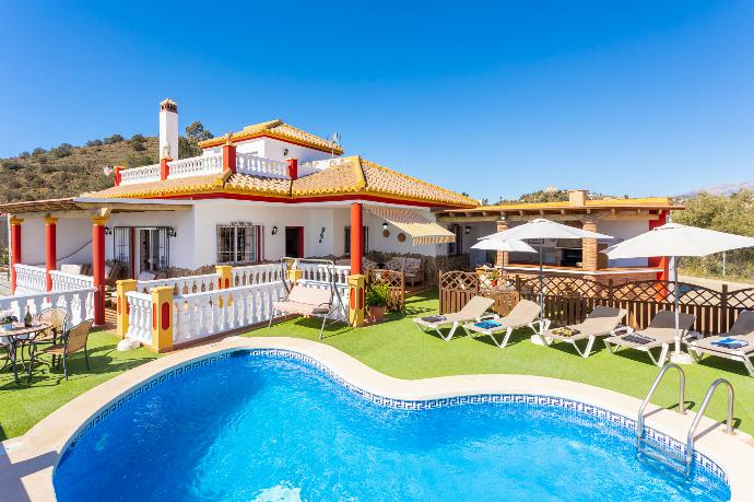 ,Beautiful villa with private pool and terrace with panoramic sea views . - Villa Cortijo Martin . (Photo Gallery) }}