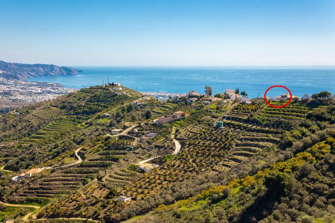 View of local area showing location of Villa Cortijo Martin . - Villa Cortijo Martin . (Galerie de photos) }}