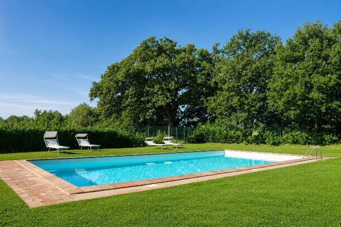 ,Private pool, terrace, and garden with countryside views . - Casale Donatelli . (Photo Gallery) }}