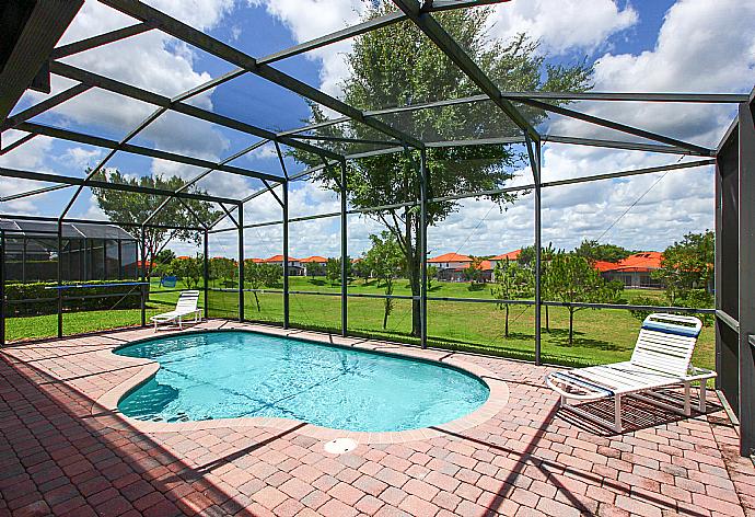 Private pool area with sunbeds. . - Villa Costalotta . (Galleria fotografica) }}