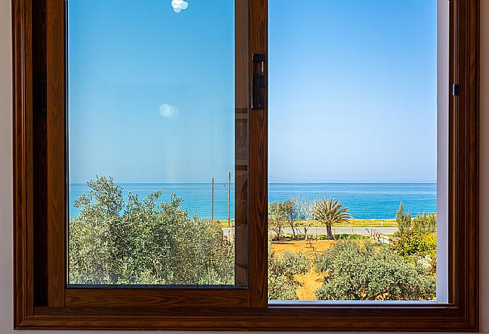 Sea views from bedroom window . - Villa Sunset . (Photo Gallery) }}