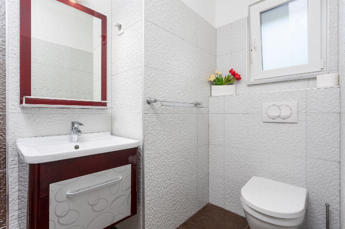 En suite bathroom with shower . - Villa Krnica . (Photo Gallery) }}