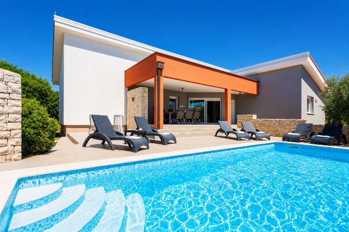 Beautiful villa with private pool and terrace . - Villa Krnica . (Photo Gallery) }}